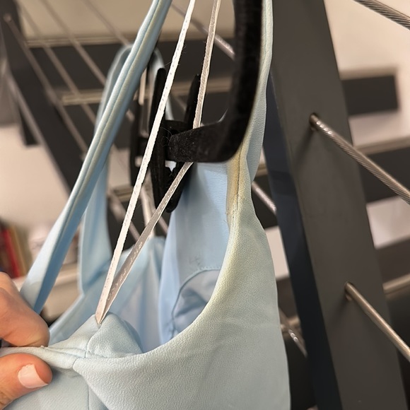 Bill Levkoff Blue Bridesmaid Dress - Picture 5 of 8
